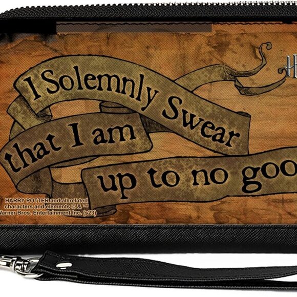 The Wizarding World of Harry Potter Wallet, Zip Around, Harry Potter I Solemnly - Picture 9 of 9